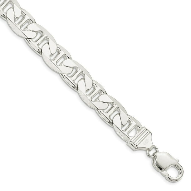 Jewel Tie 14k White Gold .85mm Round Diamond-Cut Wheat Chain with Secure Lobster Lock Clasp 